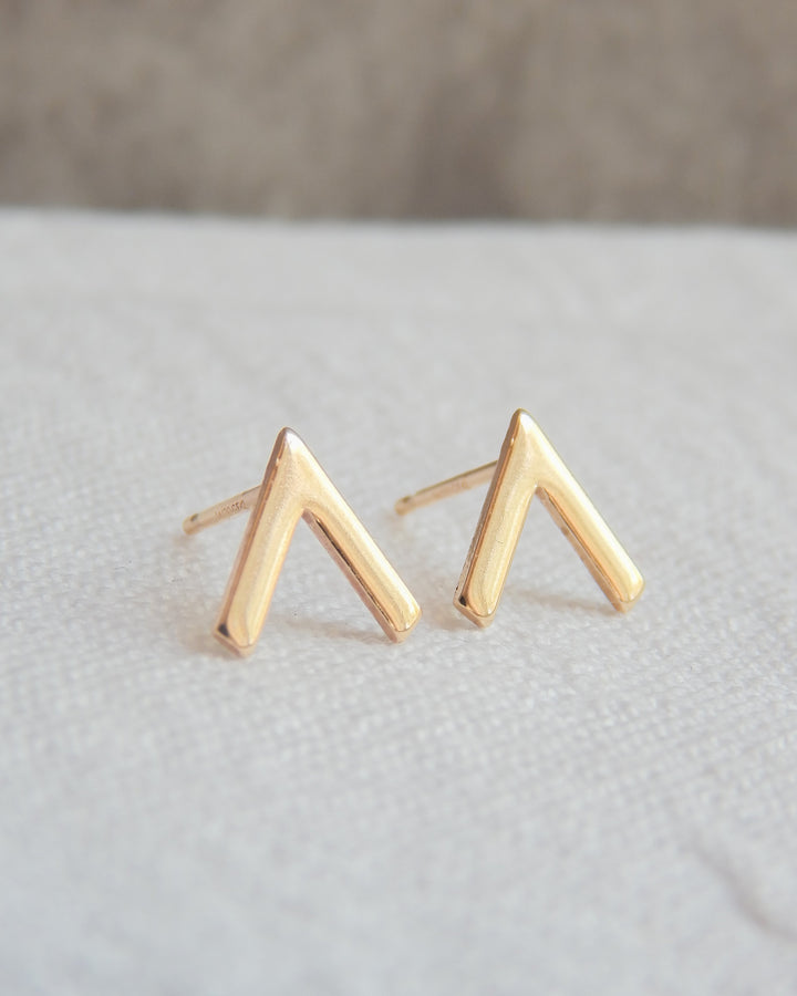 Chevron Stud Earrings