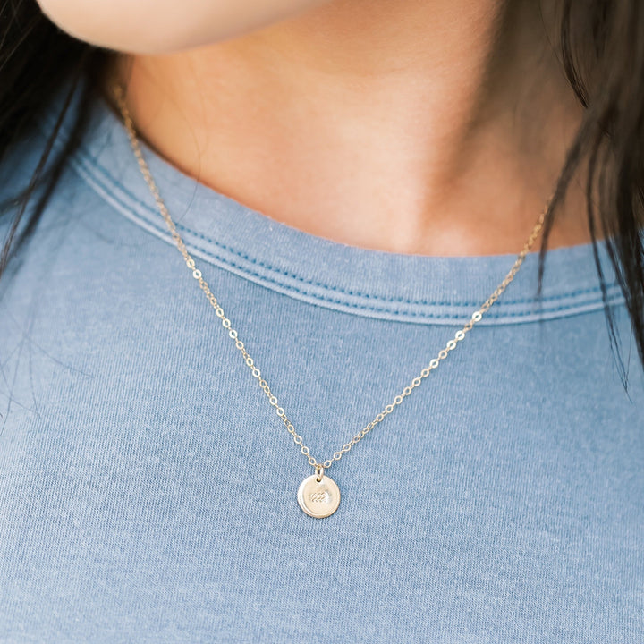 Zodiac Disc Necklace