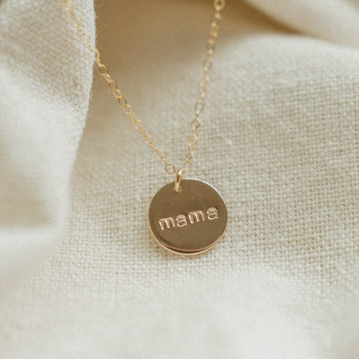 Mama Disc Necklace